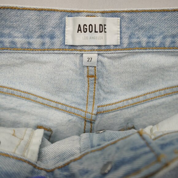 AGOLDE Parker Long Jean Shorts in Jinx Size 27 - Picture 7 of 12